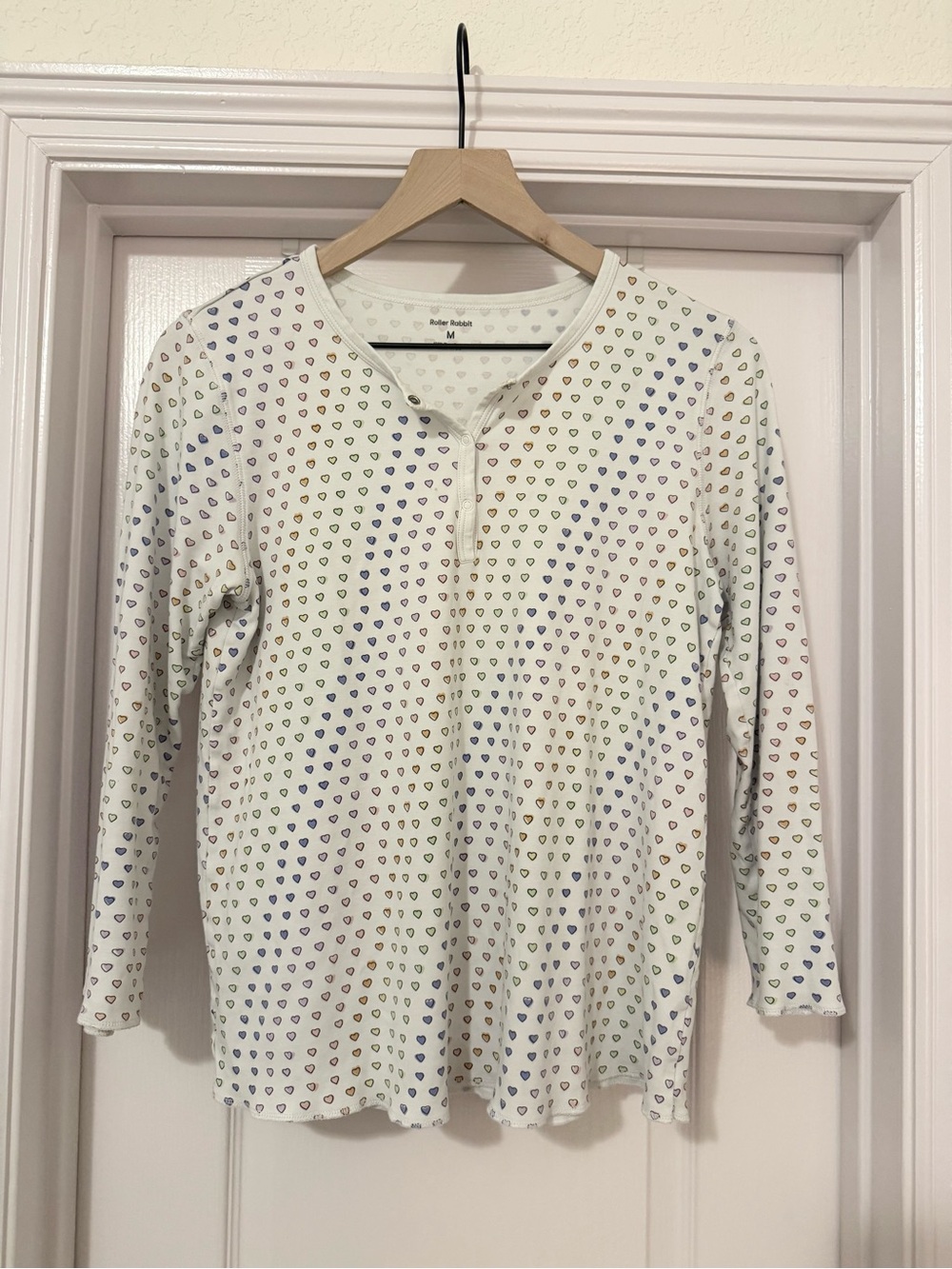 Roller Rabbit Rainbow Hearts PJ Set